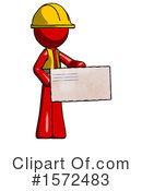 Red Design Mascot Clipart #1572483 by Leo Blanchette