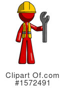 Red Design Mascot Clipart #1572491 by Leo Blanchette