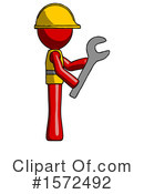 Red Design Mascot Clipart #1572492 by Leo Blanchette