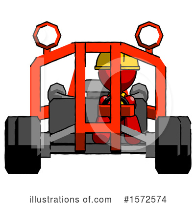 Royalty-Free (RF) Red Design Mascot Clipart Illustration by Leo Blanchette - Stock Sample #1572574