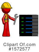 Red Design Mascot Clipart #1572577 by Leo Blanchette