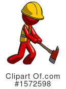 Red Design Mascot Clipart #1572598 by Leo Blanchette