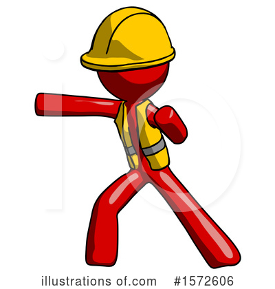 Royalty-Free (RF) Red Design Mascot Clipart Illustration by Leo Blanchette - Stock Sample #1572606
