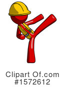 Red Design Mascot Clipart #1572612 by Leo Blanchette