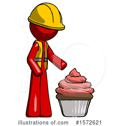 Royalty-Free (RF) Red Design Mascot Clipart Illustration by Leo Blanchette - Stock Sample #1572621