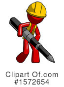 Red Design Mascot Clipart #1572654 by Leo Blanchette