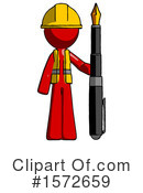 Red Design Mascot Clipart #1572659 by Leo Blanchette