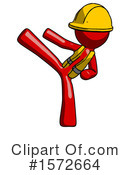 Red Design Mascot Clipart #1572664 by Leo Blanchette