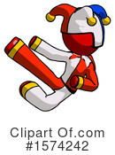 Red Design Mascot Clipart #1574242 by Leo Blanchette