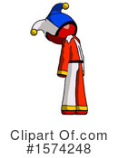 Red Design Mascot Clipart #1574248 by Leo Blanchette