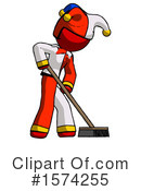 Red Design Mascot Clipart #1574255 by Leo Blanchette