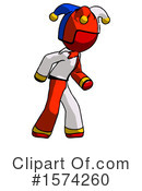 Red Design Mascot Clipart #1574260 by Leo Blanchette