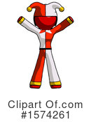 Red Design Mascot Clipart #1574261 by Leo Blanchette