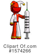Red Design Mascot Clipart #1574266 by Leo Blanchette