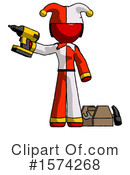 Red Design Mascot Clipart #1574268 by Leo Blanchette