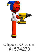Red Design Mascot Clipart #1574270 by Leo Blanchette