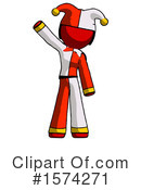 Red Design Mascot Clipart #1574271 by Leo Blanchette