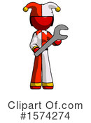 Red Design Mascot Clipart #1574274 by Leo Blanchette