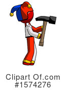 Red Design Mascot Clipart #1574276 by Leo Blanchette