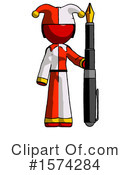 Red Design Mascot Clipart #1574284 by Leo Blanchette