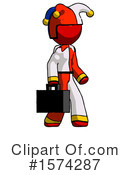 Red Design Mascot Clipart #1574287 by Leo Blanchette