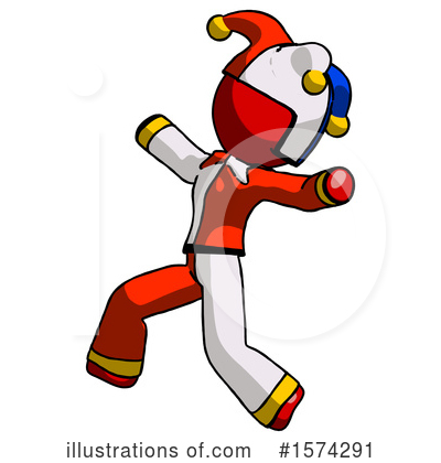 Royalty-Free (RF) Red Design Mascot Clipart Illustration by Leo Blanchette - Stock Sample #1574291