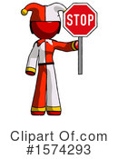 Red Design Mascot Clipart #1574293 by Leo Blanchette