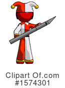 Red Design Mascot Clipart #1574301 by Leo Blanchette