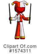 Red Design Mascot Clipart #1574311 by Leo Blanchette