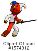 Red Design Mascot Clipart #1574312 by Leo Blanchette