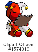 Red Design Mascot Clipart #1574319 by Leo Blanchette