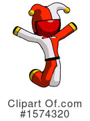 Red Design Mascot Clipart #1574320 by Leo Blanchette