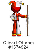 Red Design Mascot Clipart #1574324 by Leo Blanchette