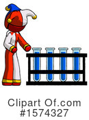 Red Design Mascot Clipart #1574327 by Leo Blanchette