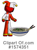 Red Design Mascot Clipart #1574351 by Leo Blanchette