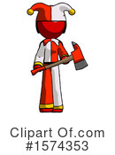 Red Design Mascot Clipart #1574353 by Leo Blanchette