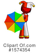 Red Design Mascot Clipart #1574354 by Leo Blanchette