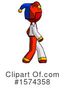 Red Design Mascot Clipart #1574358 by Leo Blanchette