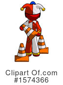 Red Design Mascot Clipart #1574366 by Leo Blanchette