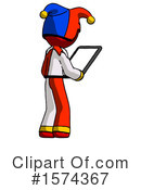 Red Design Mascot Clipart #1574367 by Leo Blanchette
