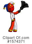 Red Design Mascot Clipart #1574371 by Leo Blanchette
