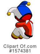 Red Design Mascot Clipart #1574381 by Leo Blanchette