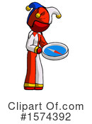 Red Design Mascot Clipart #1574392 by Leo Blanchette