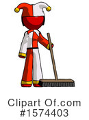Red Design Mascot Clipart #1574403 by Leo Blanchette