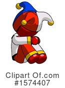 Red Design Mascot Clipart #1574407 by Leo Blanchette