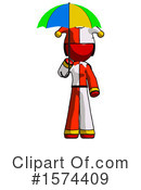 Red Design Mascot Clipart #1574409 by Leo Blanchette