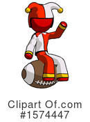 Red Design Mascot Clipart #1574447 by Leo Blanchette