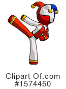 Red Design Mascot Clipart #1574450 by Leo Blanchette