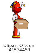 Red Design Mascot Clipart #1574458 by Leo Blanchette