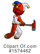 Red Design Mascot Clipart #1574462 by Leo Blanchette